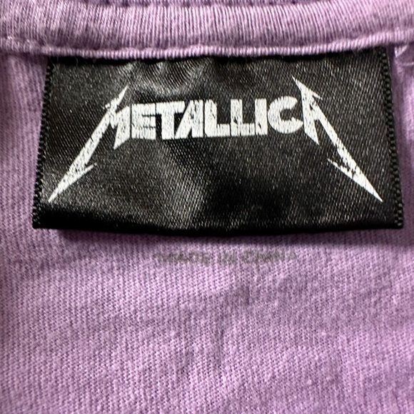 Cotton on purple Metallica T-shirt - Picture 4 of 7